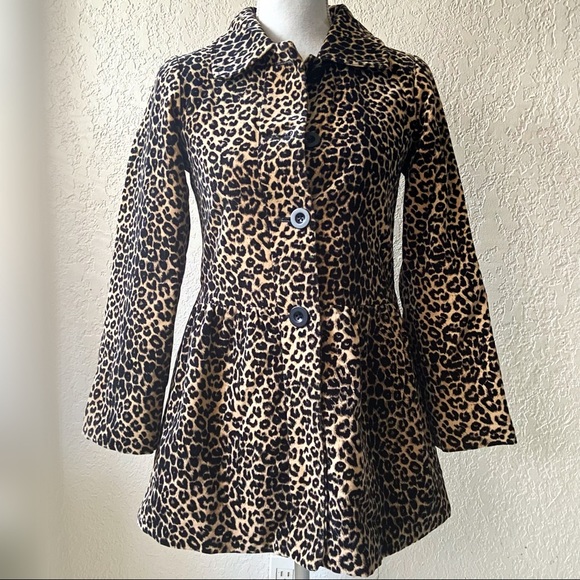 Copper Key Other - Girls Animal Print Dress Coat Sz 10-12
